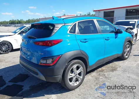2023 Hyundai Kona Sel из США, поврежденный, VIN KM8K6CAB4PU001787